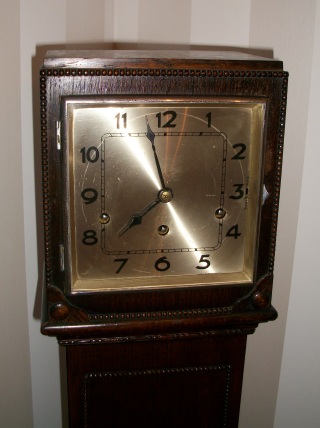 Elizabeth Owen kindly donated this clock presented to her late aunt Miss C Handford by Employees of the Alvis Machine Shop 17 April 1933 on her marriage.